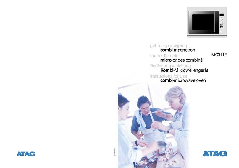 Atag MC311F User manual