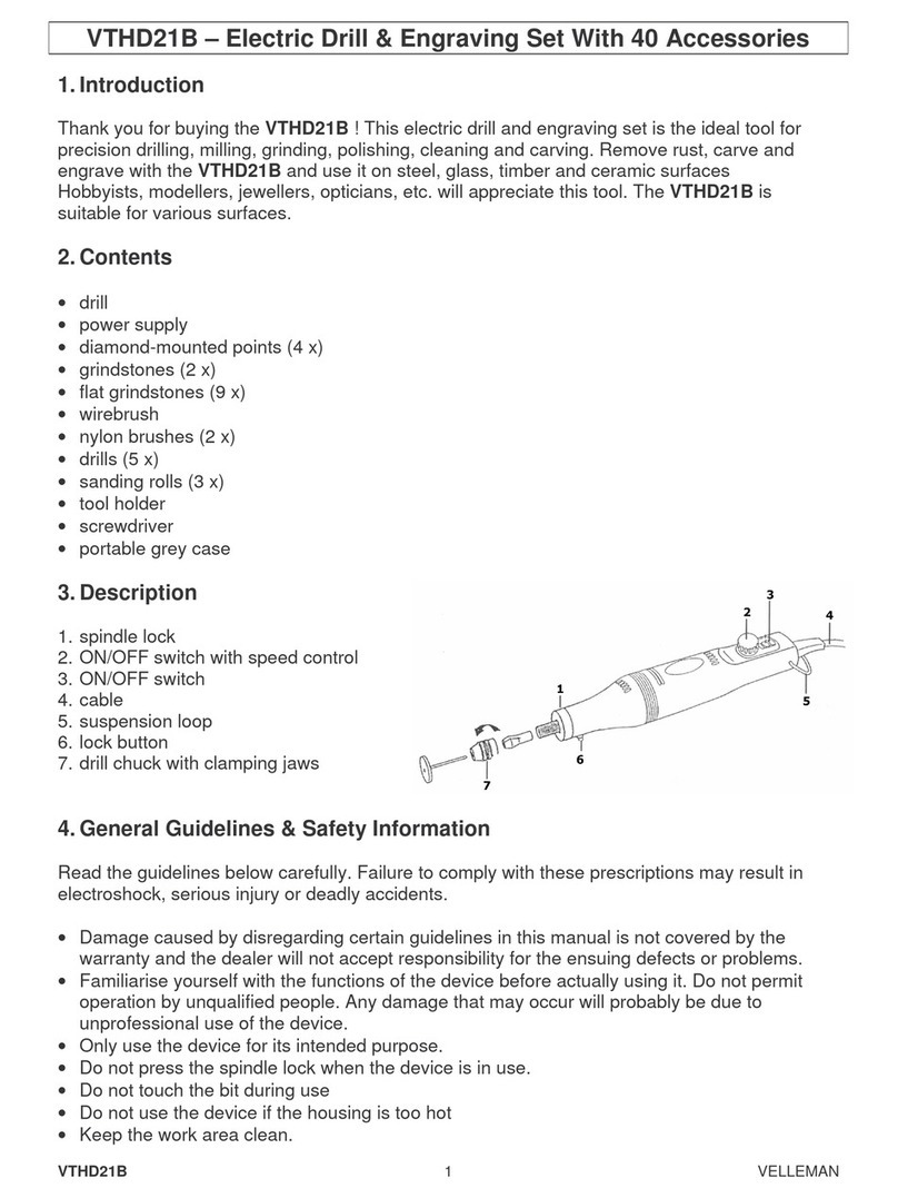 Velleman VTHD21B User manual