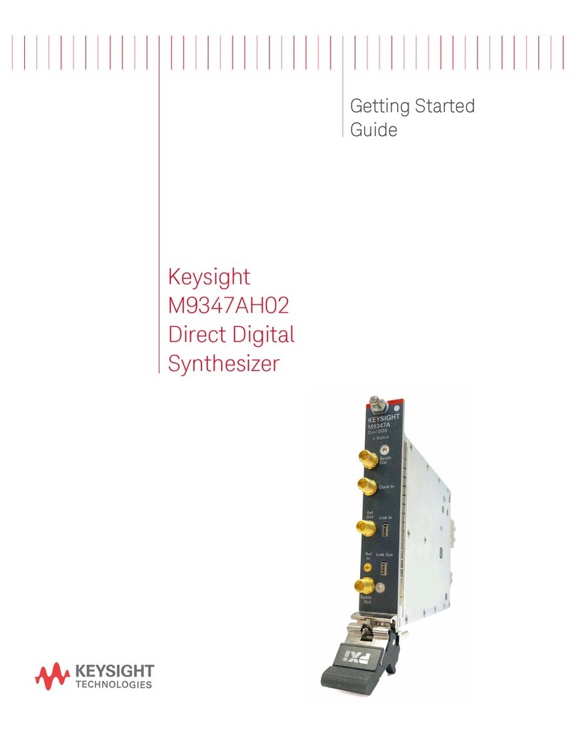 Keysight Technologies M9347AH02 Getting started guide