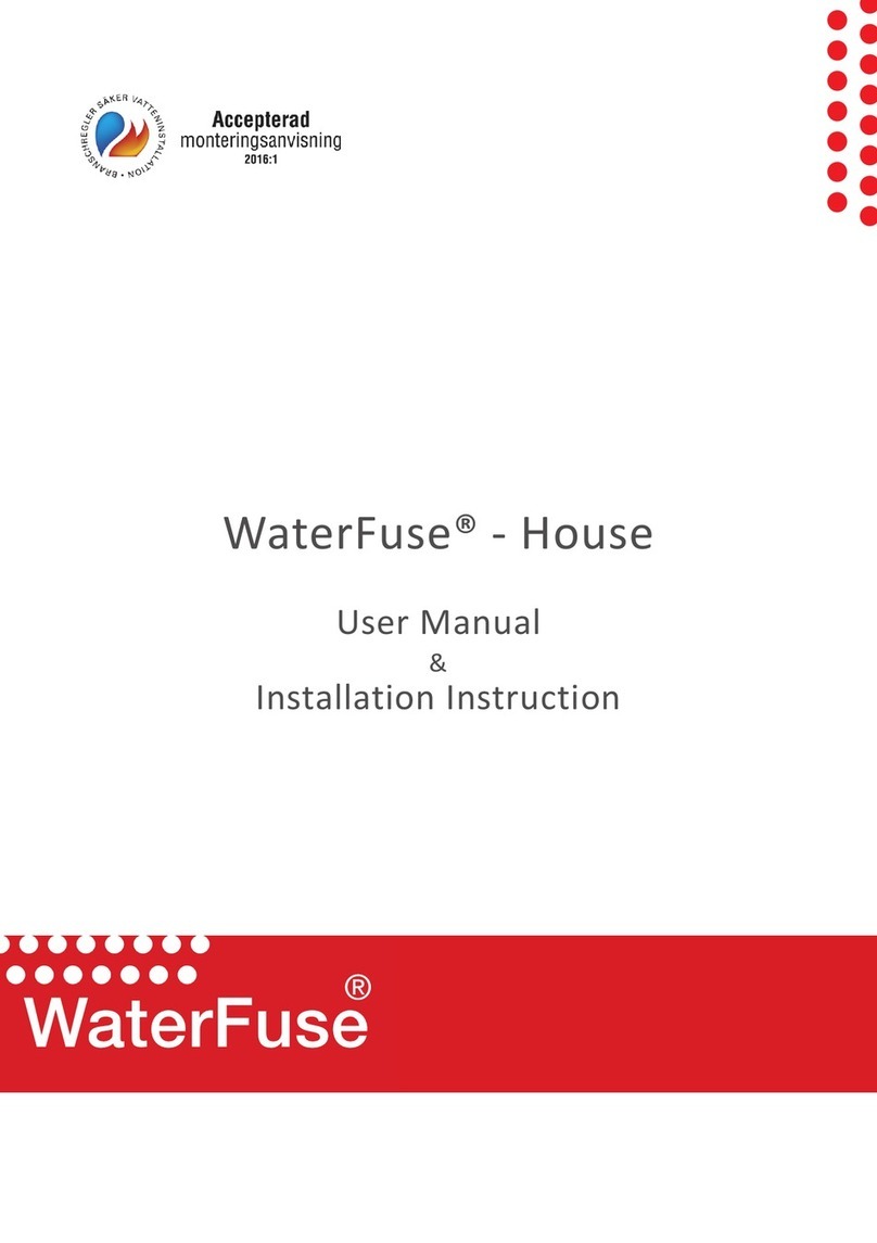 Tollco WaterFuse - House User manual installation instruction