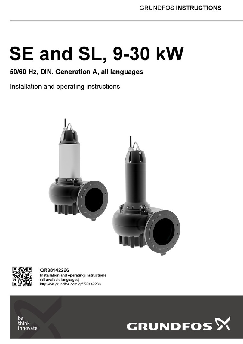 Grundfos SE User manual Grundfos SE User manual