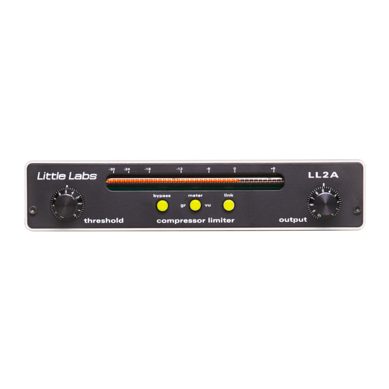 Little Labs LL2A Operator's manual Little Labs LL2A Operator's manual