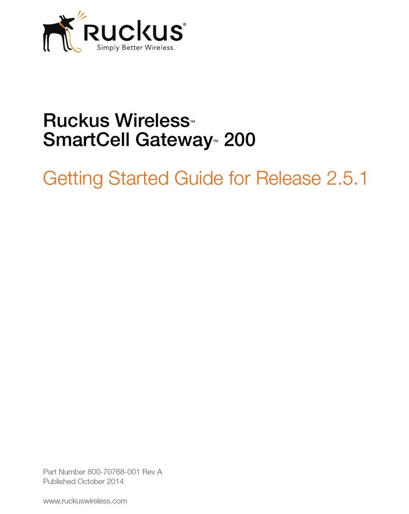 Ruckus Wireless SmartCell Gateway 200 Getting started guide