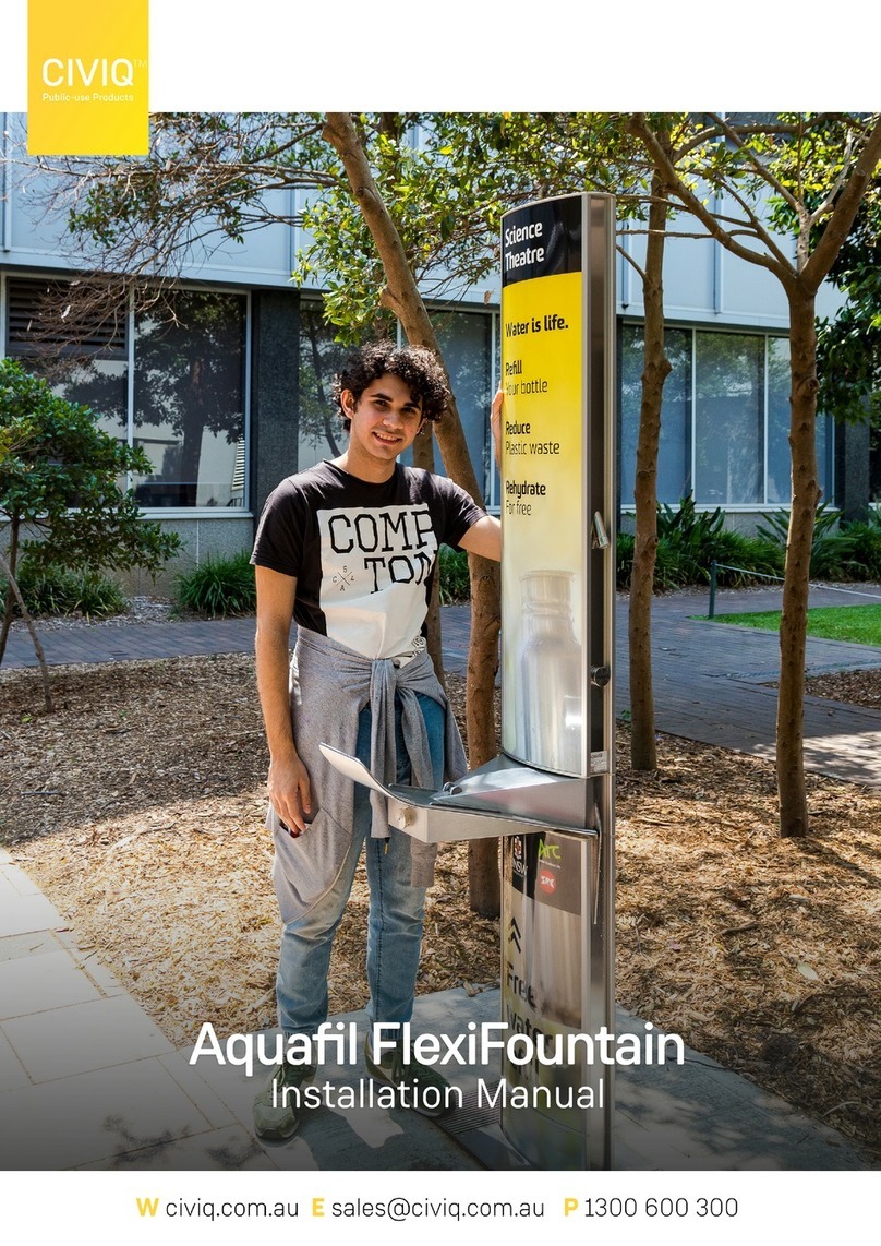 CIVIQ Aquafil FlexiFountain installation manual