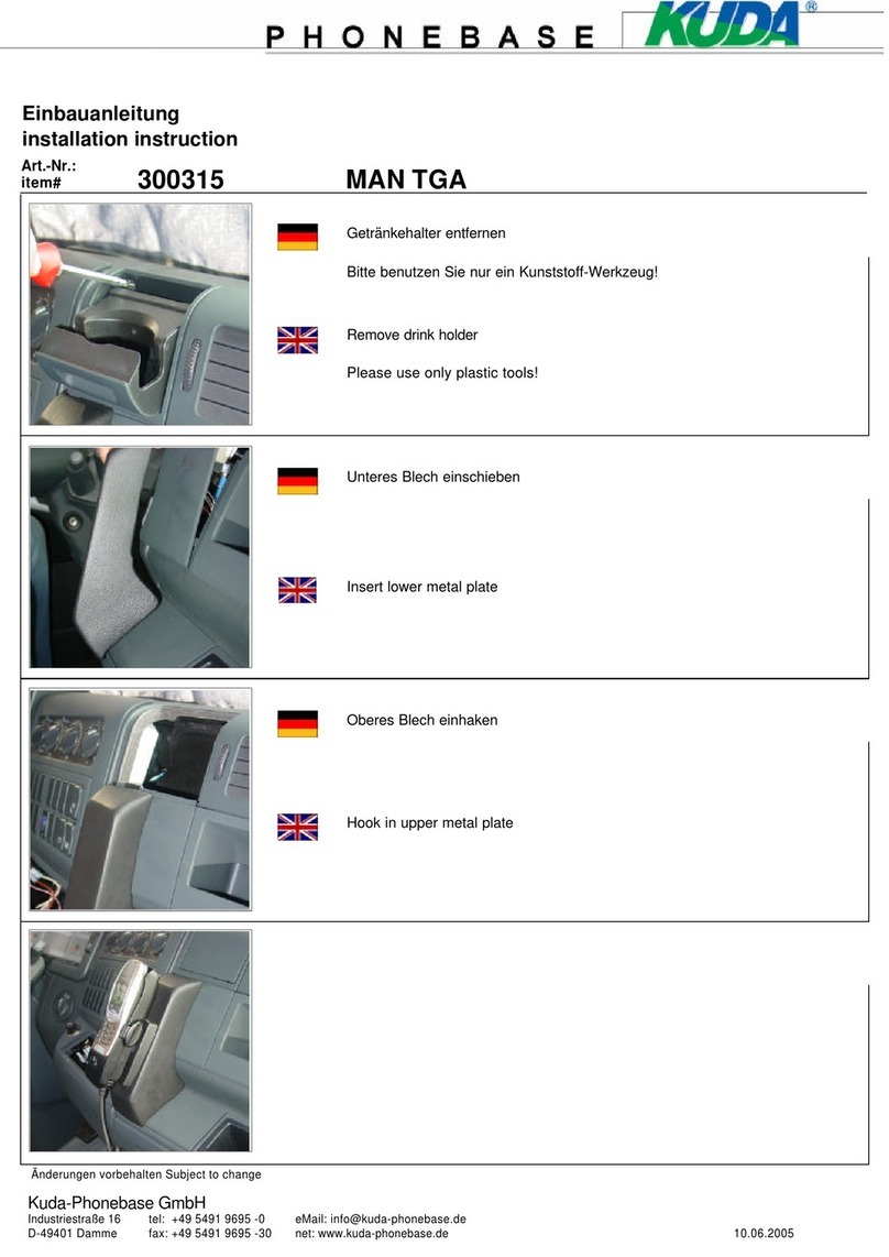Kuda-Phonebase 300315 User manual Kuda-Phonebase 300315 User manual