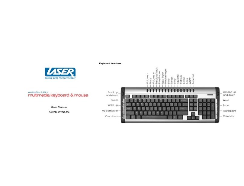 Laser KBMS-WM2.4G user manual
