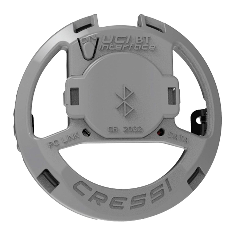 Cressi Bluetooth Interface Guide