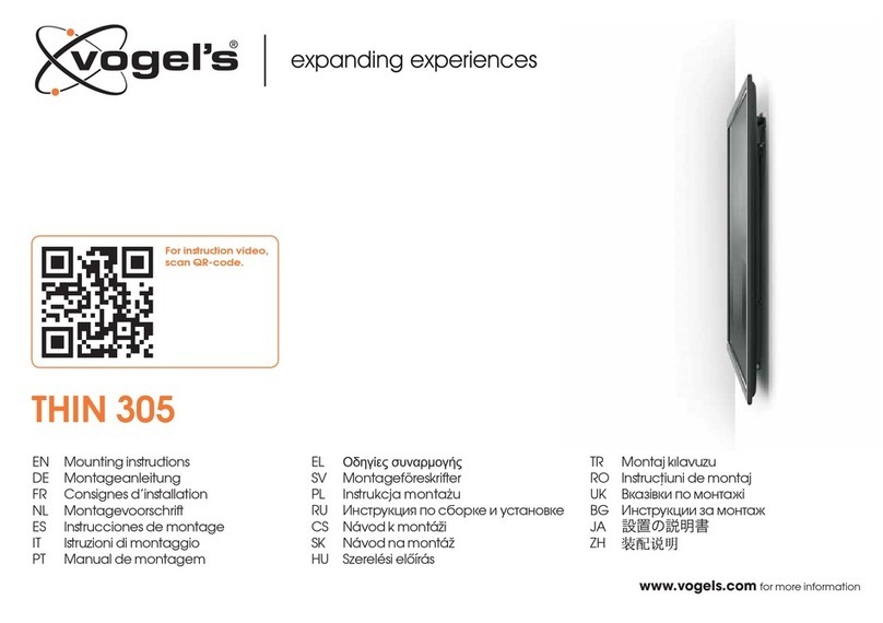 VOGELS THIN 305 Mounting instructions