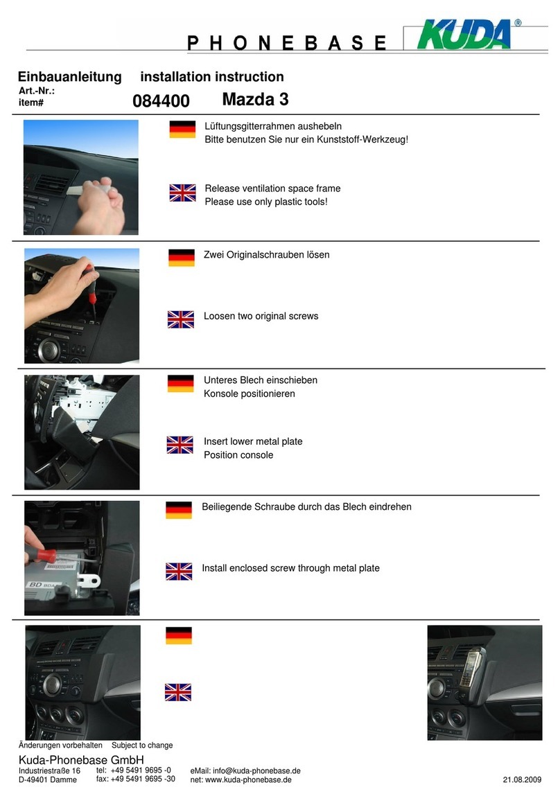 Kuda-Phonebase 084400 User manual
