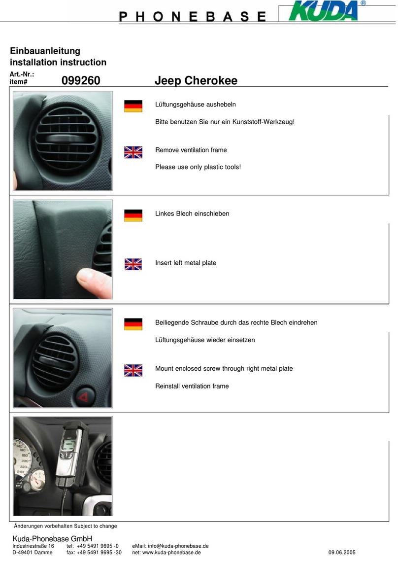Kuda-Phonebase 099260 User manual