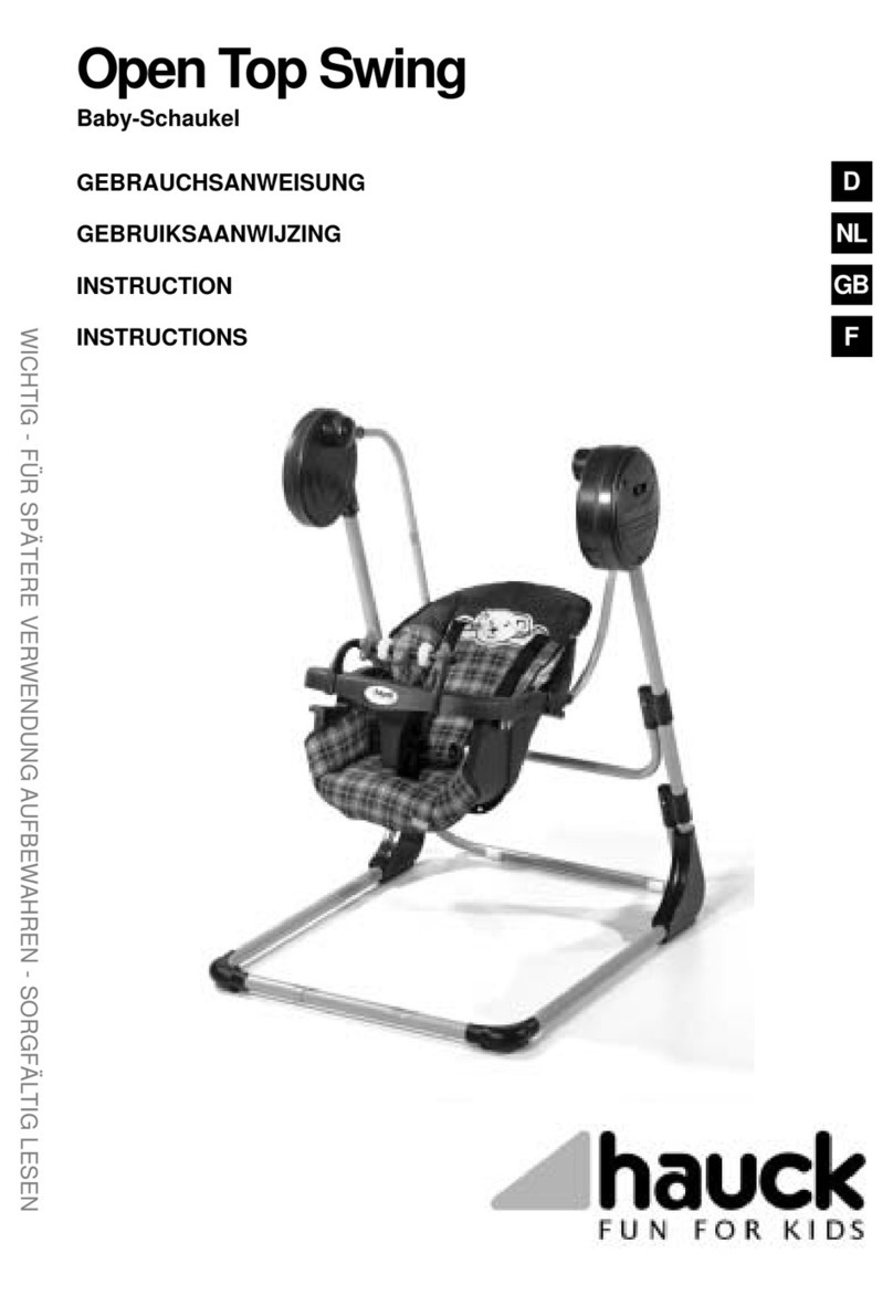 Hauck Open Top Swing User manual