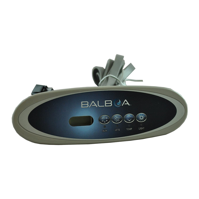 Balboa VL260 Quick reference guide