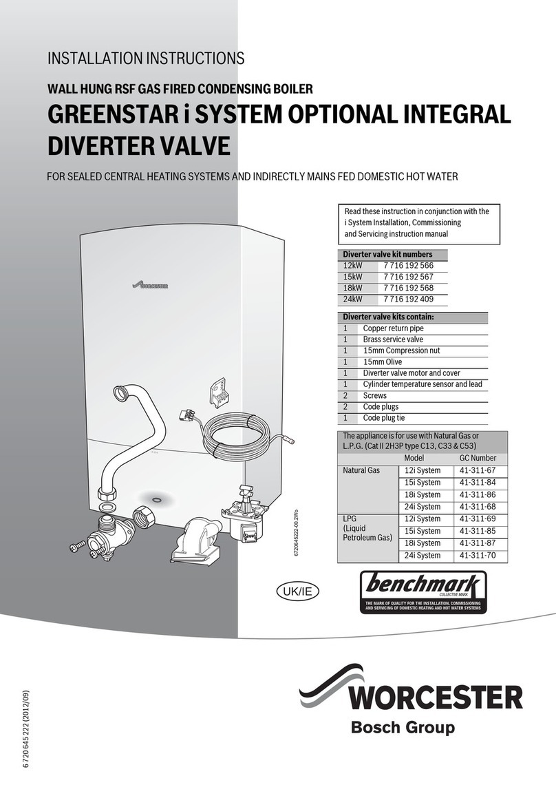 Bosch Worcester 7 716 192 566 installation instructions