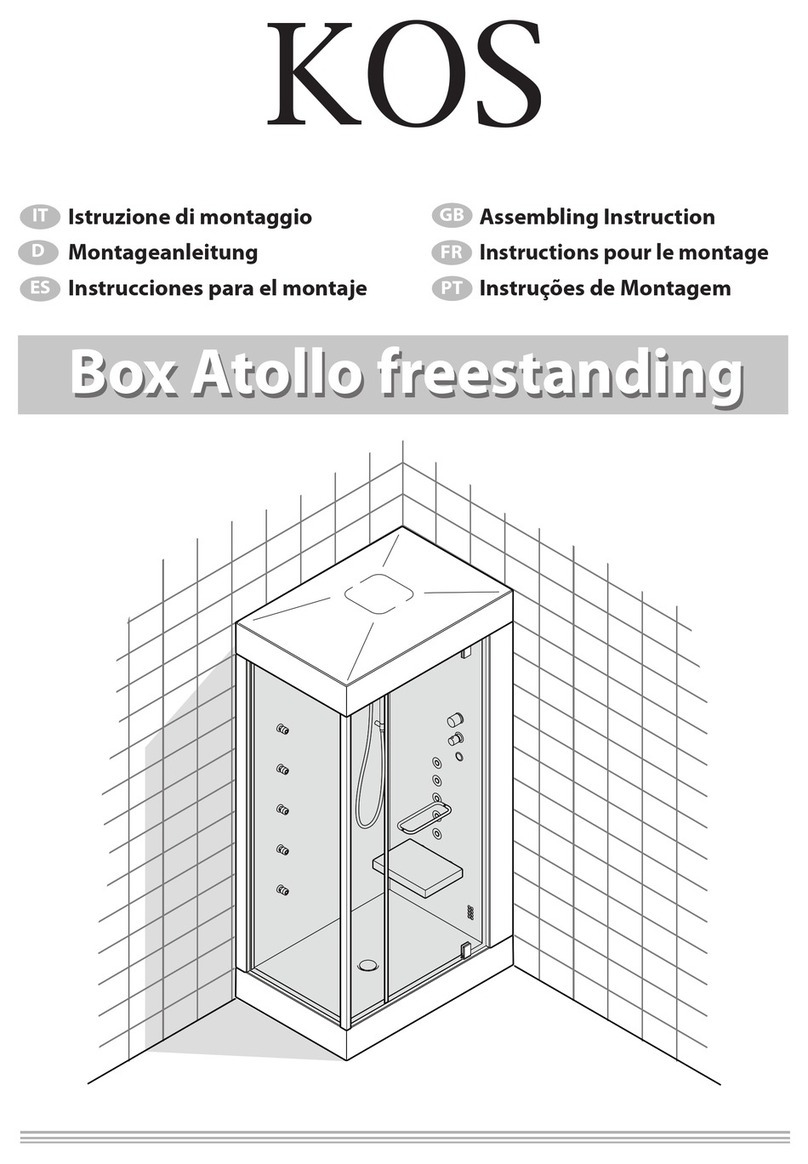 KOS Box Atollo freestanding Assembling Instruction