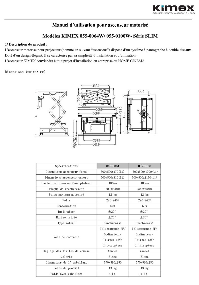 Kimex SLIM Series user manual