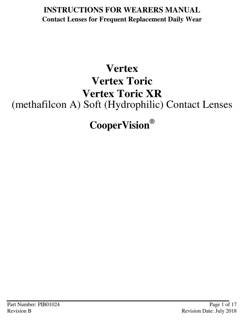CooperVision Vertex instructions