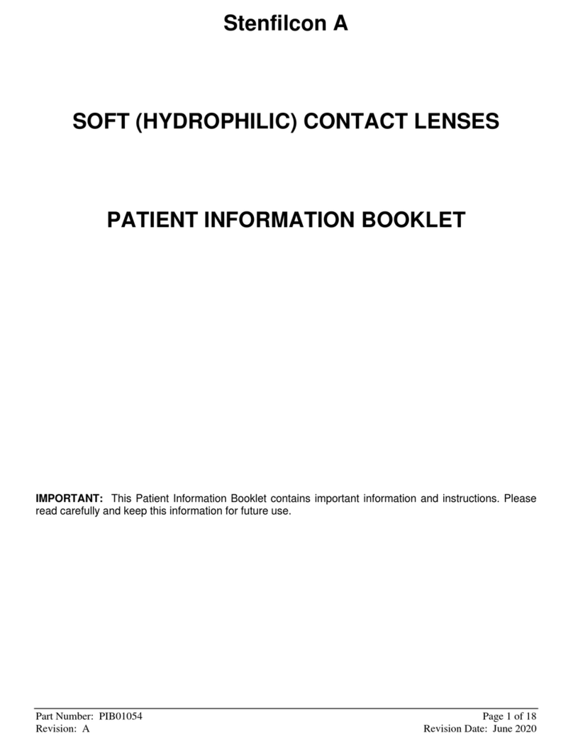 CooperVision Stenfilcon A User manual