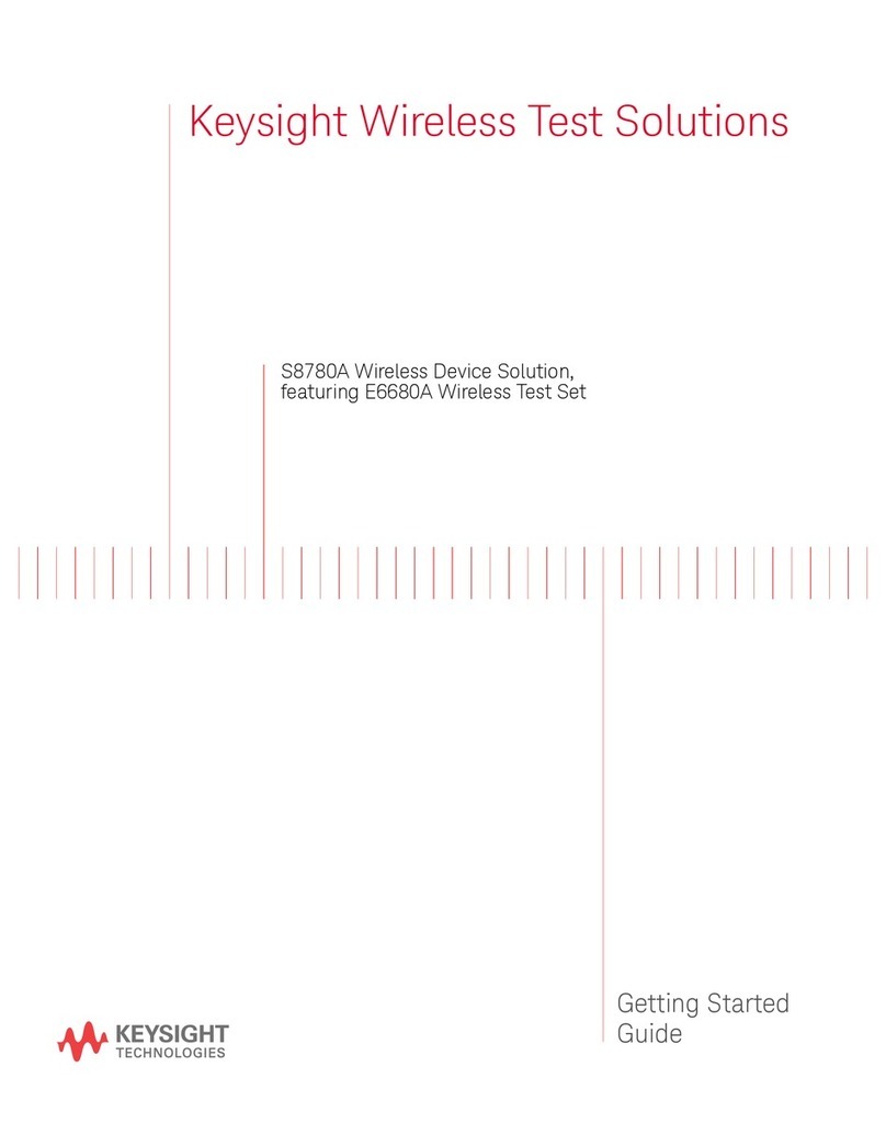 Keysight Technologies S8780A User manual