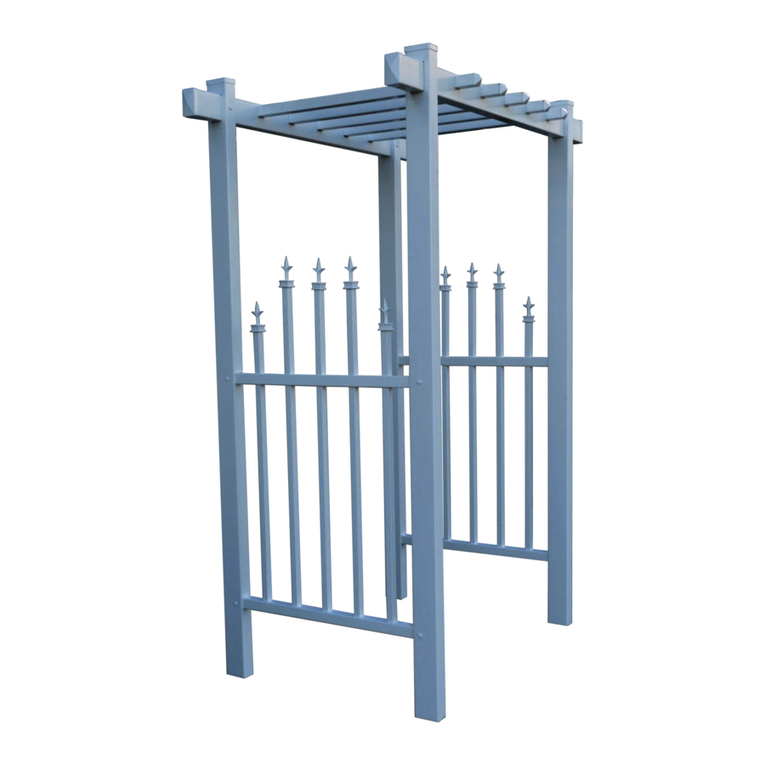 Dura-Max Irvine Arbor Assembly instructions