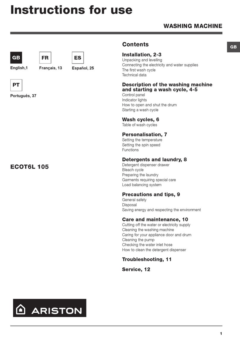 Ariston ECOT6L 105 User manual