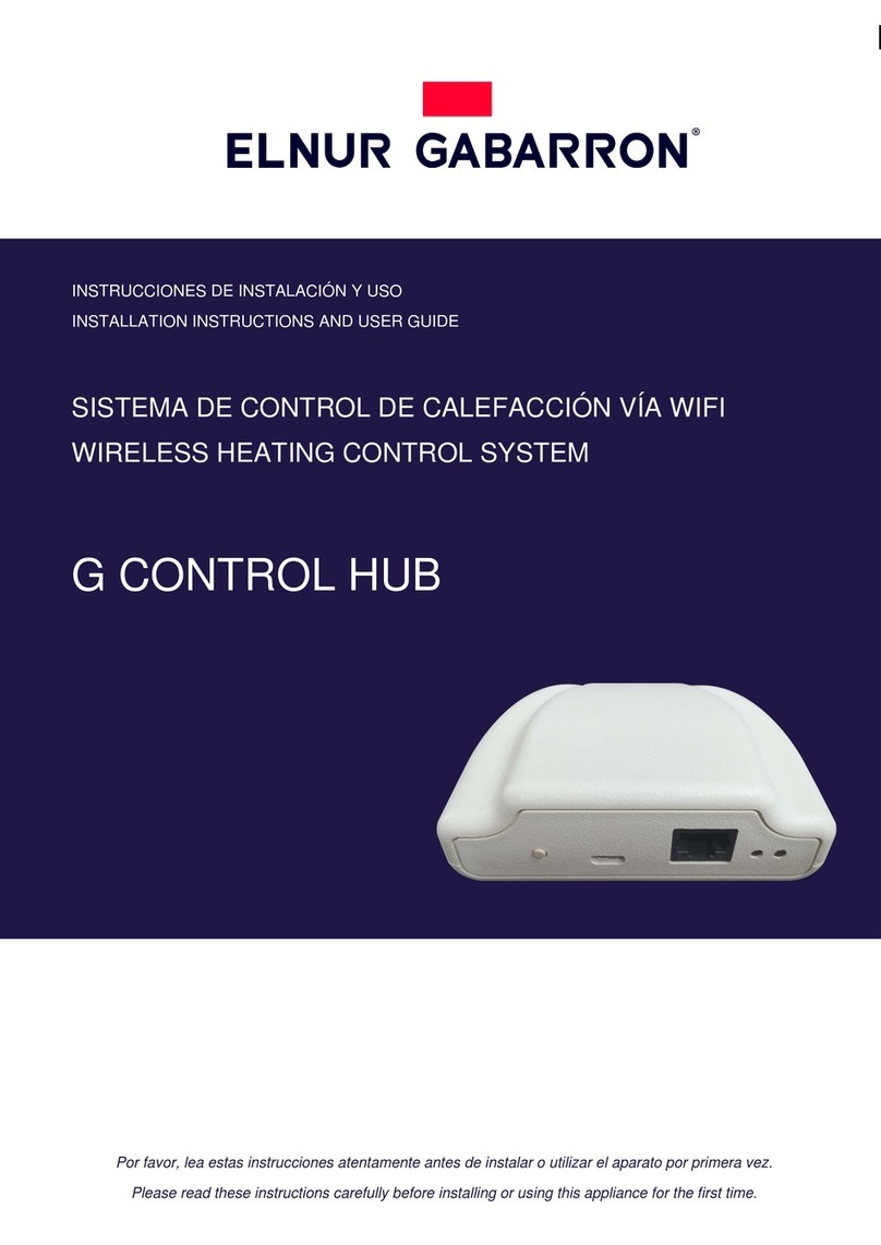 Elnur Gabarron G CONTROL HUB Instruction Manual