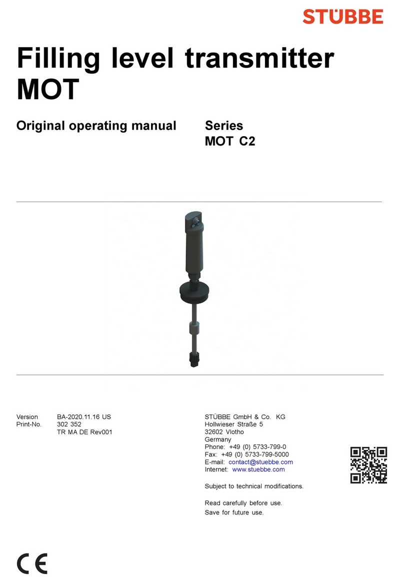 Stübbe MOT C2 Series Installation instructions