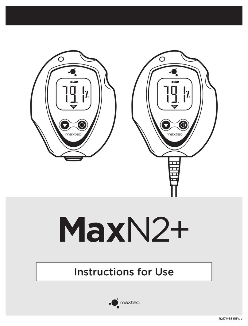 Maxtec MaxN2+ User manual Maxtec MaxN2+ User manual