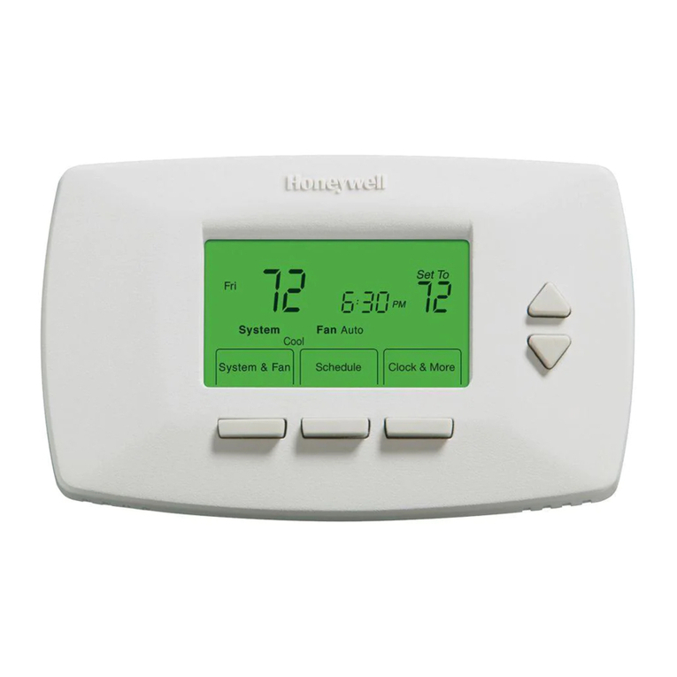 Honeywell RTH7000 User manual