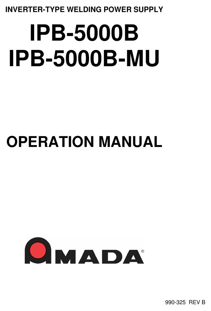 Amada IPB-5000B User manual