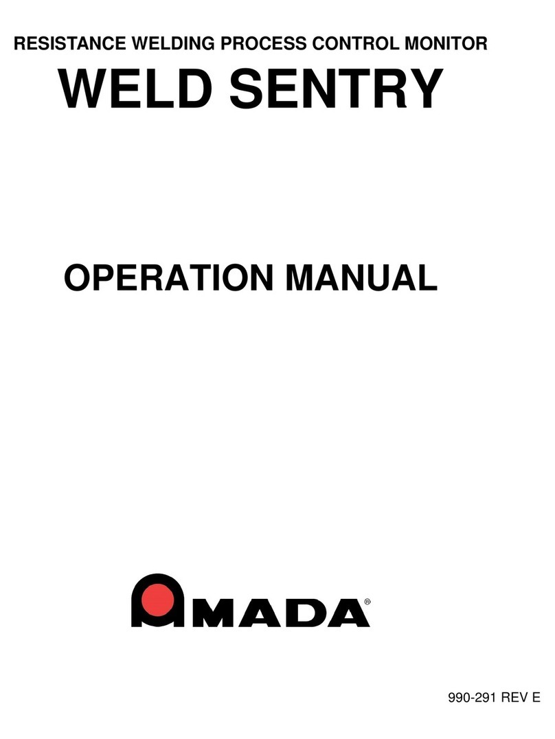 Amada WELD SENTRY User manual