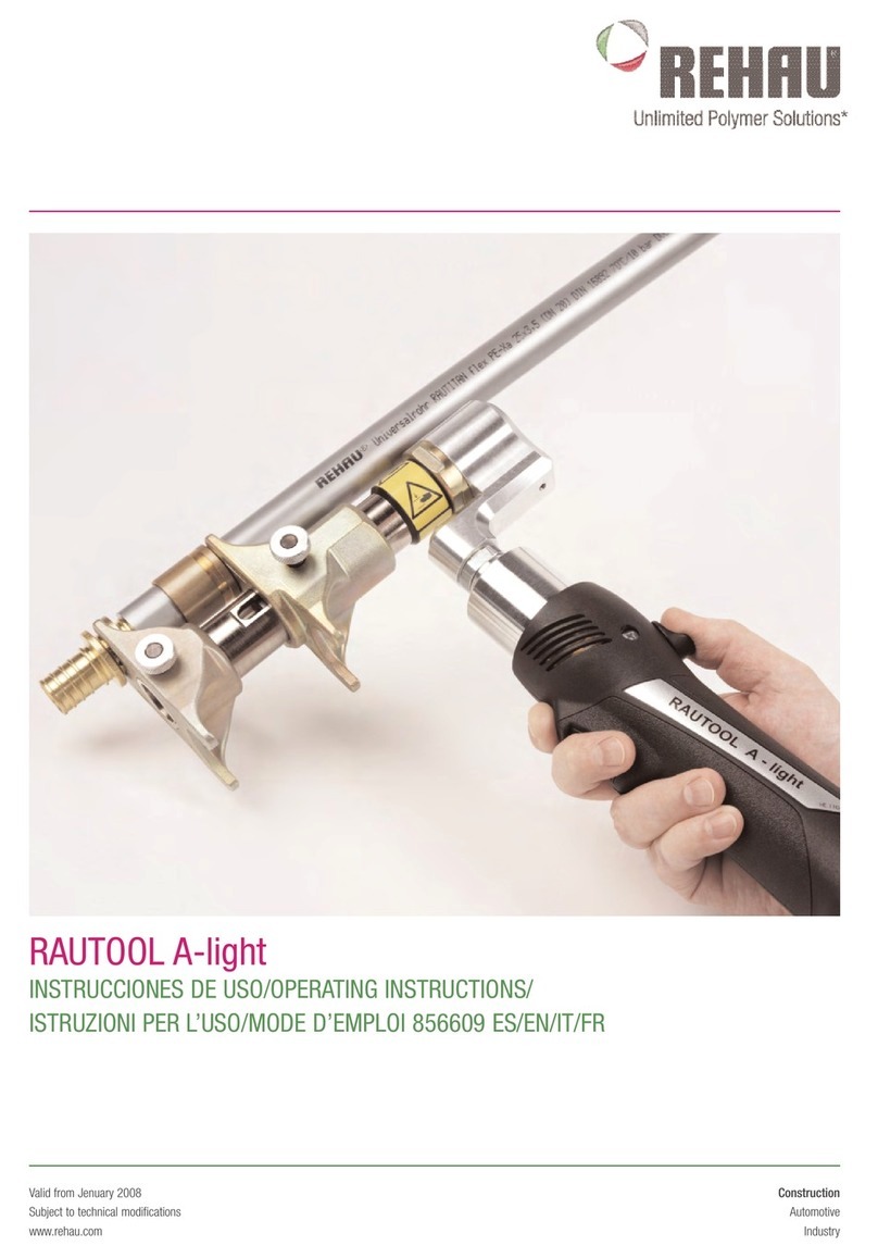 Rehau RAUTOOL A-light User manual