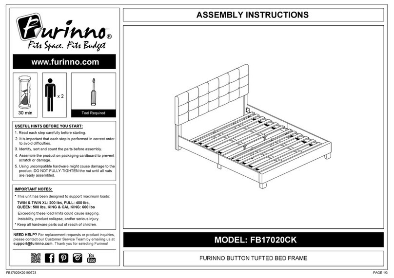 Furinno TWIN Assembly instructions