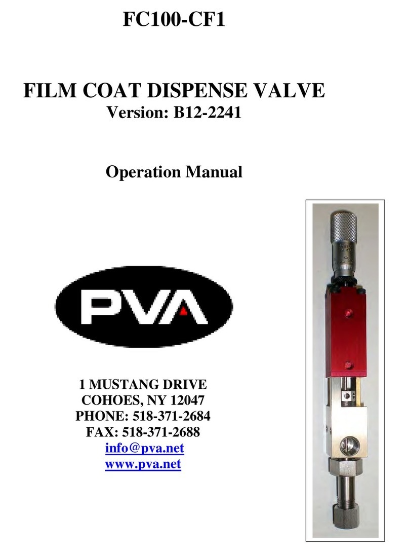 PVA FC100-CF1 Operation manual
