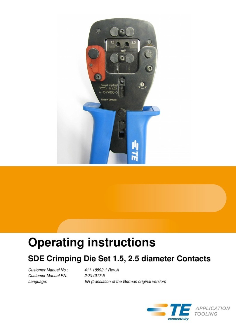 TE Connectivity SDE User manual TE Connectivity SDE User manual