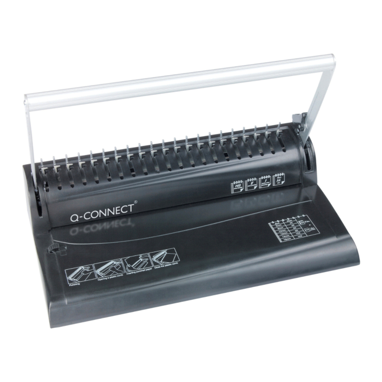 Q-Connect STANDARD COMB BINDER 8 quick guide