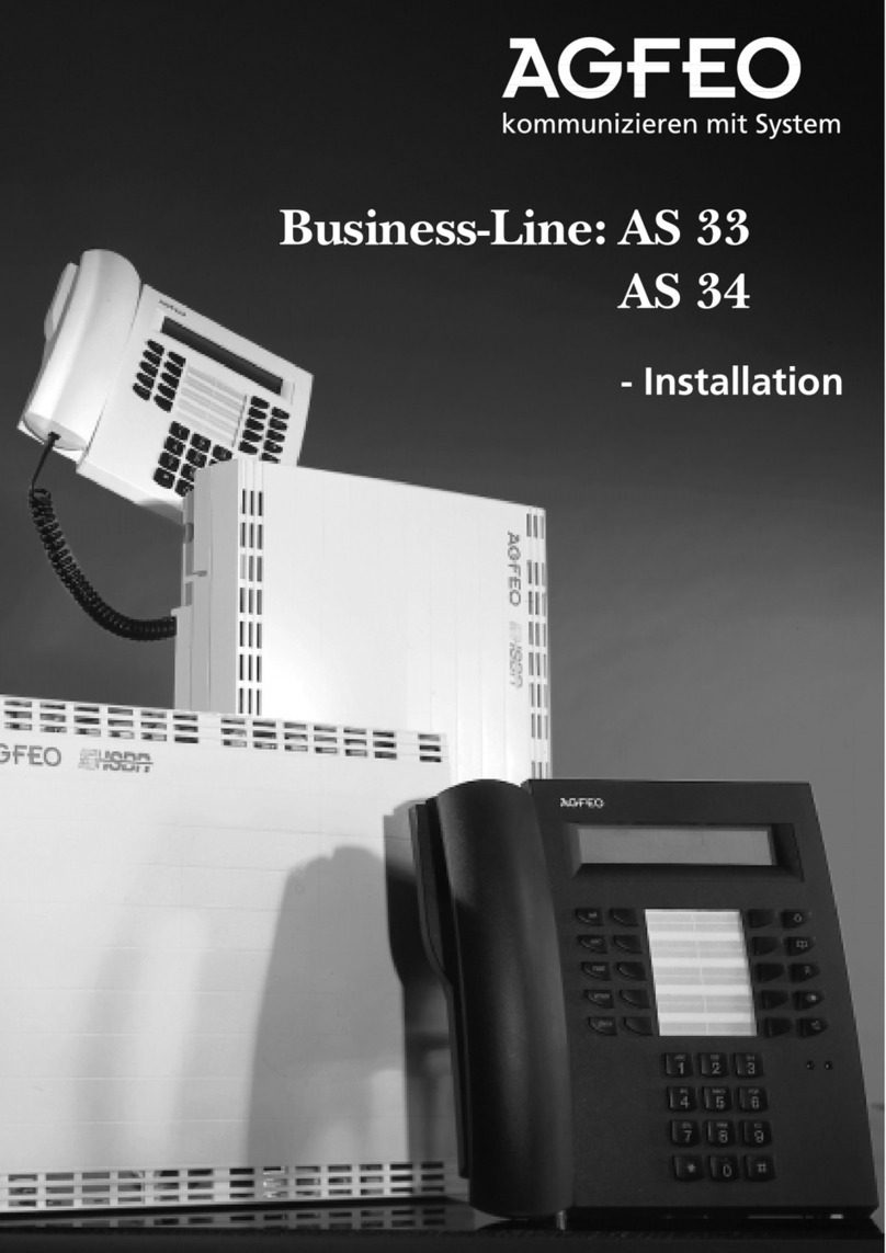 AGFEO AS 33 User manual