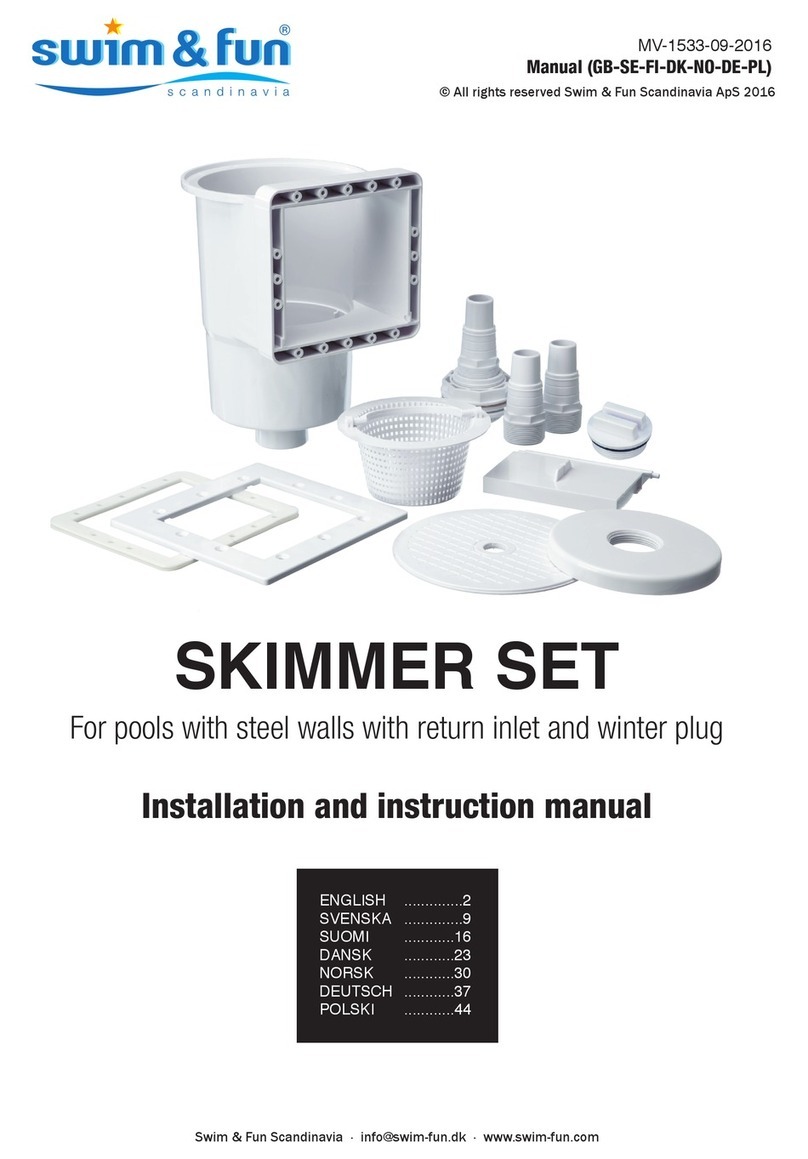 Swim & Fun SNF1533 Installation and instruction manual