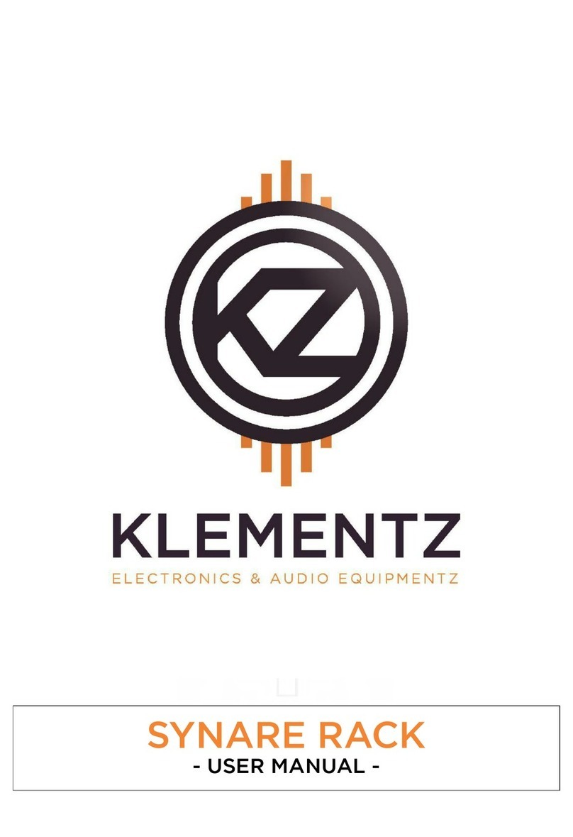 Klementz SYNARE RACK user manual