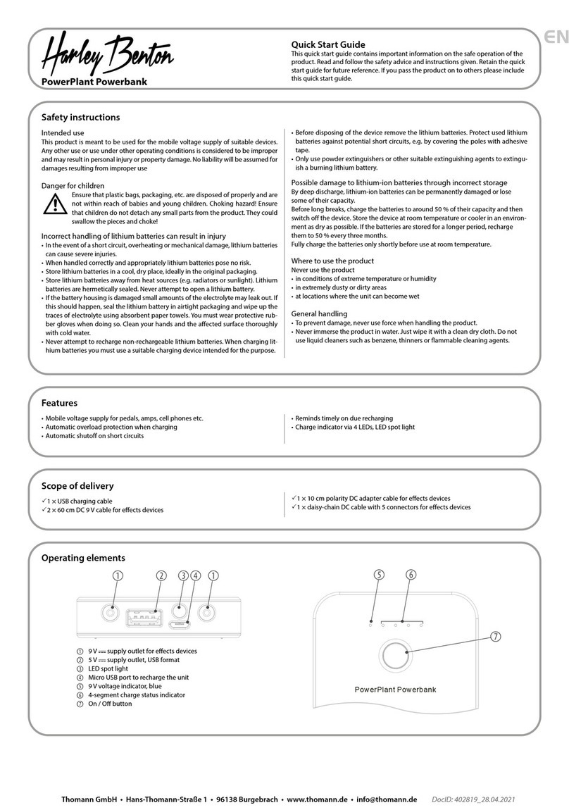 Harley Benton Powerplant quick start guide Harley Benton Powerplant quick start guide