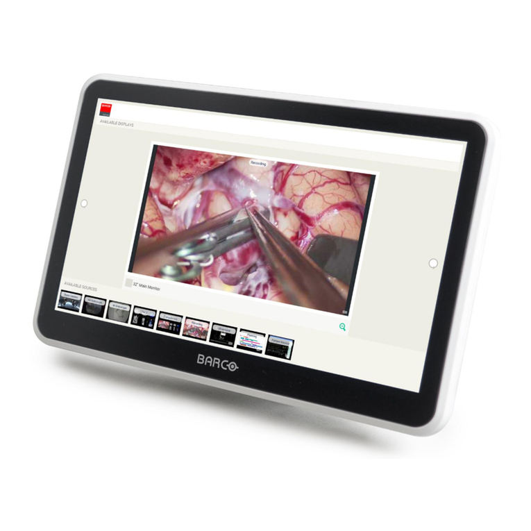 Barco MUIP-2112 user guide