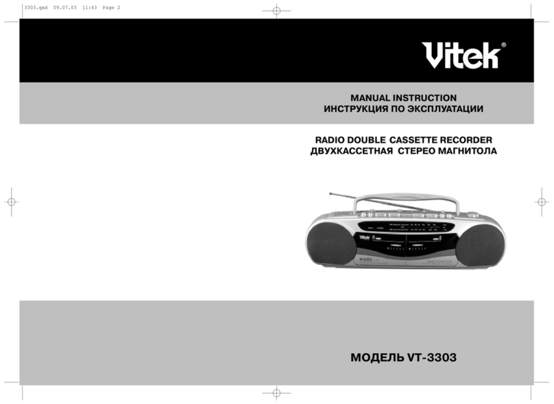 Vitek VT-3303 Manual instruction Vitek VT-3303 Manual instruction