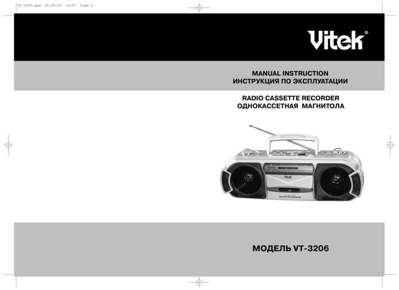 Vitek VT-3206 Manual instruction