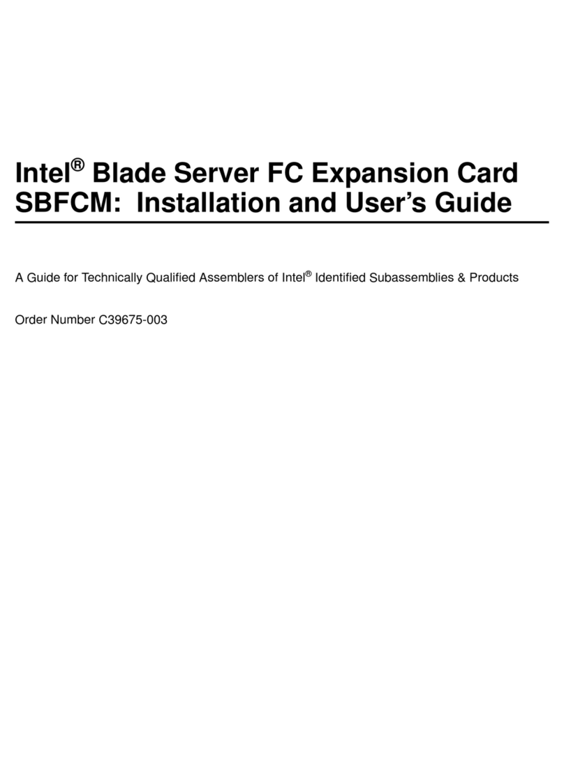 Intel SBFCM User manual