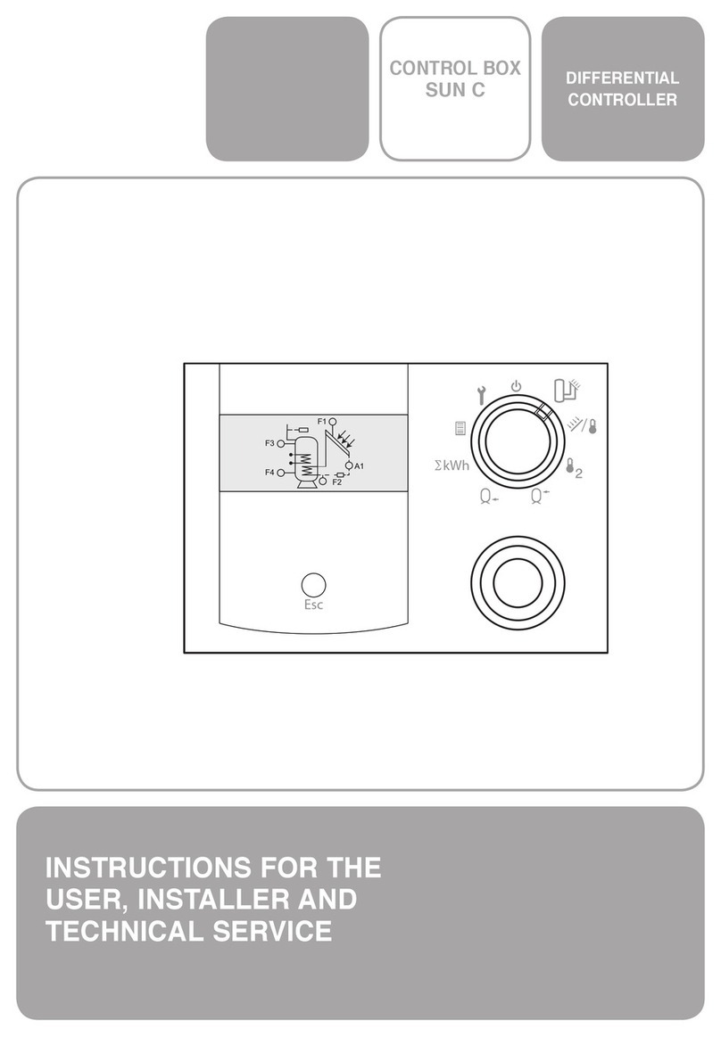 Beretta Control Box SUN C Instructions for the User and the Installer