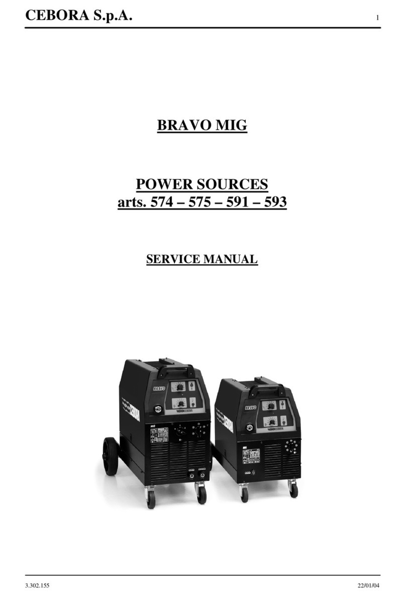 Cebora BRAVO MIG 574 User manual