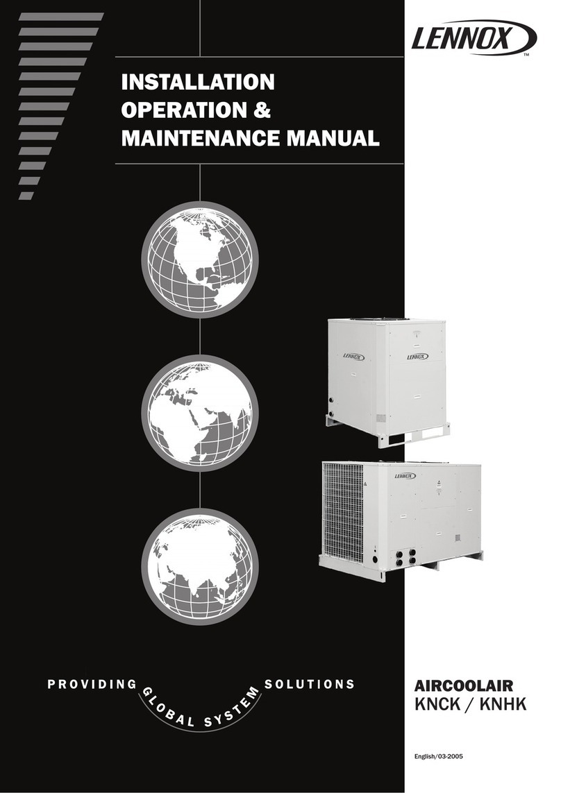 Lennox AIRCOOLAIR KNCK 24E Instruction manual
