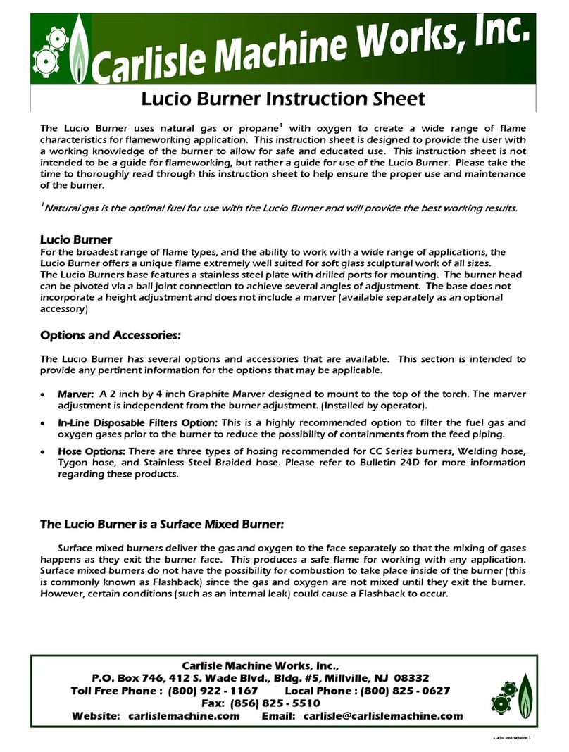 Carlisle Machine Works Lucio User manual