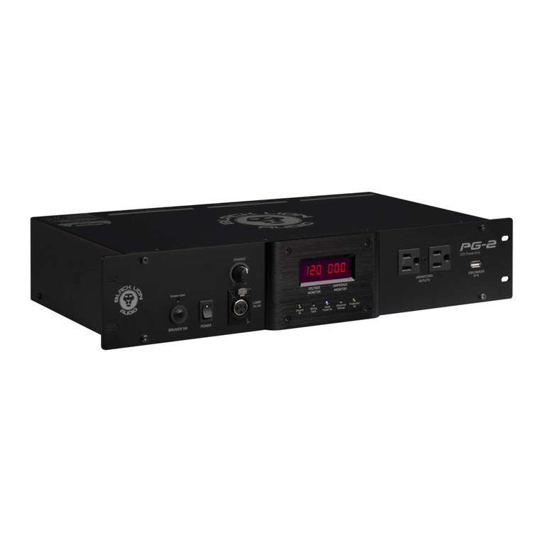Black Lion Audio PG-2 owner's manual
