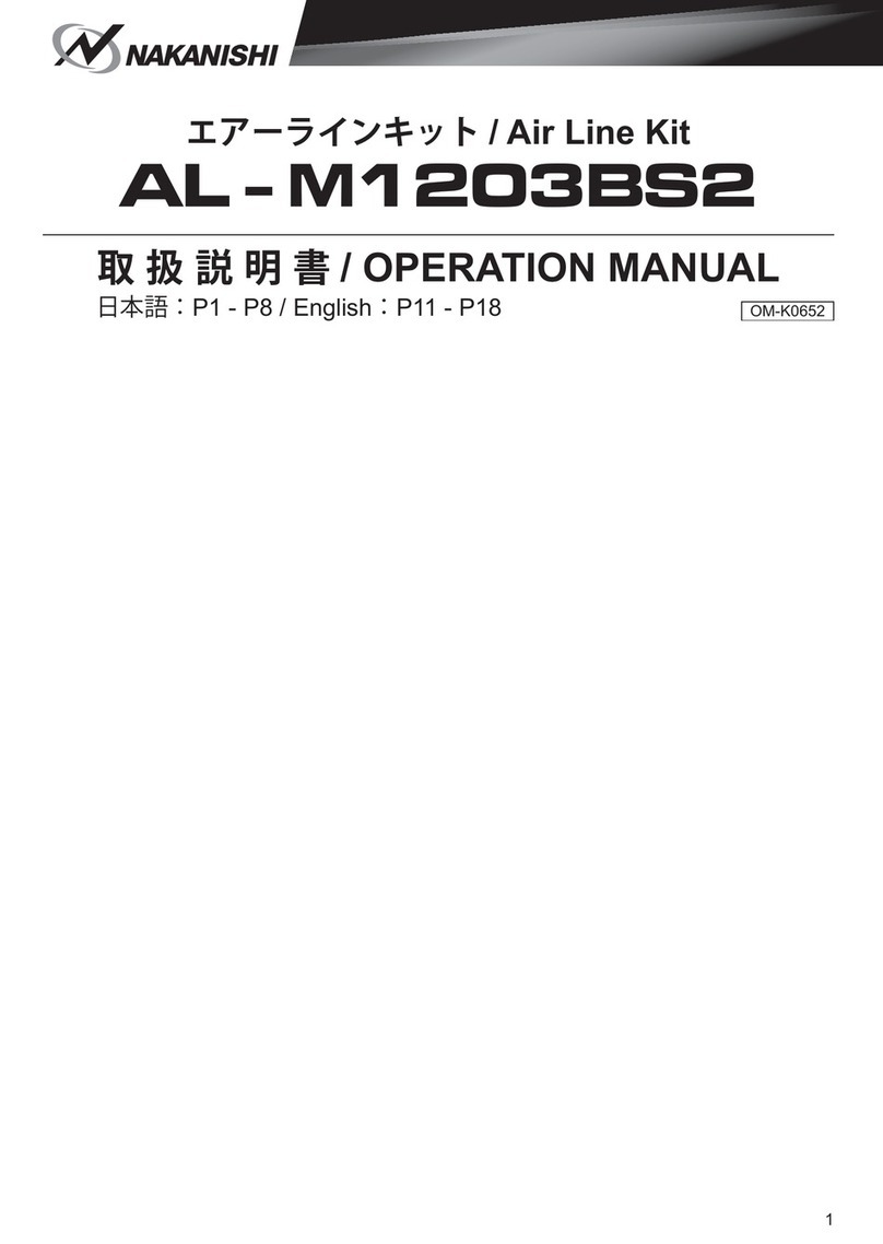 Nakanishi AL-M1203BS2 Operation manual