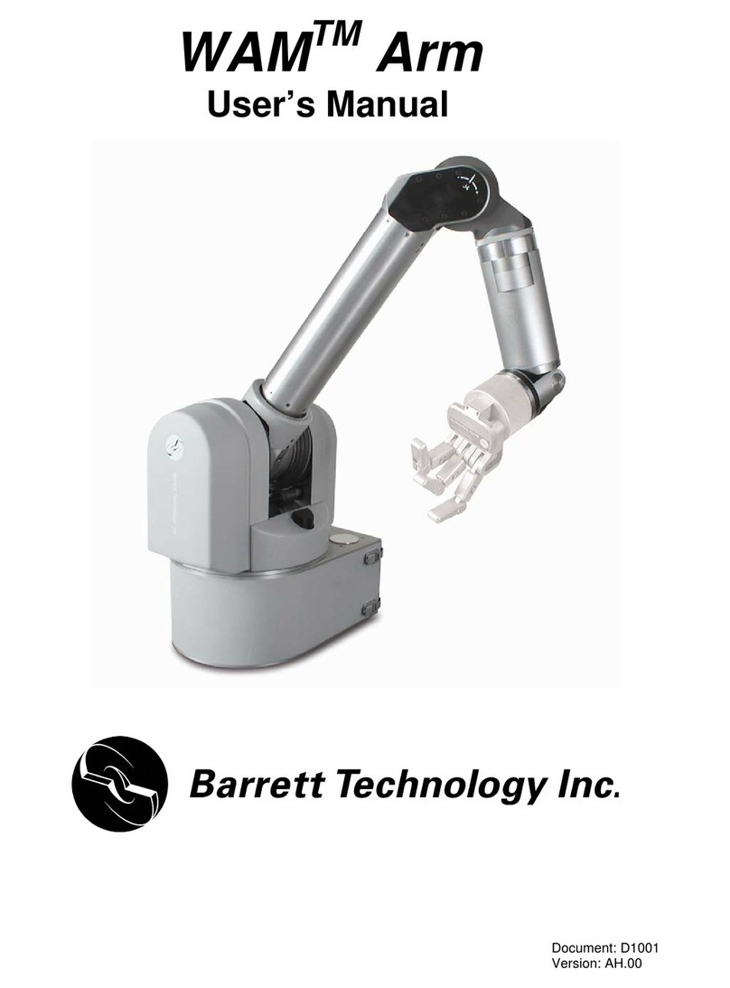 Barrett WAM Arm user manual